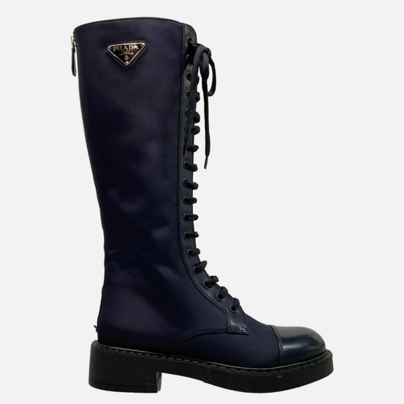 Prada Shoes - Prada AUTHENTIC knee lace up boots